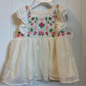 Nannette 2T embroidered dress